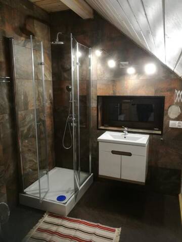 Фото номера Дом с 3 спальнями Дома для отпуска Domki Florentyna г. Wojcieszyce 59